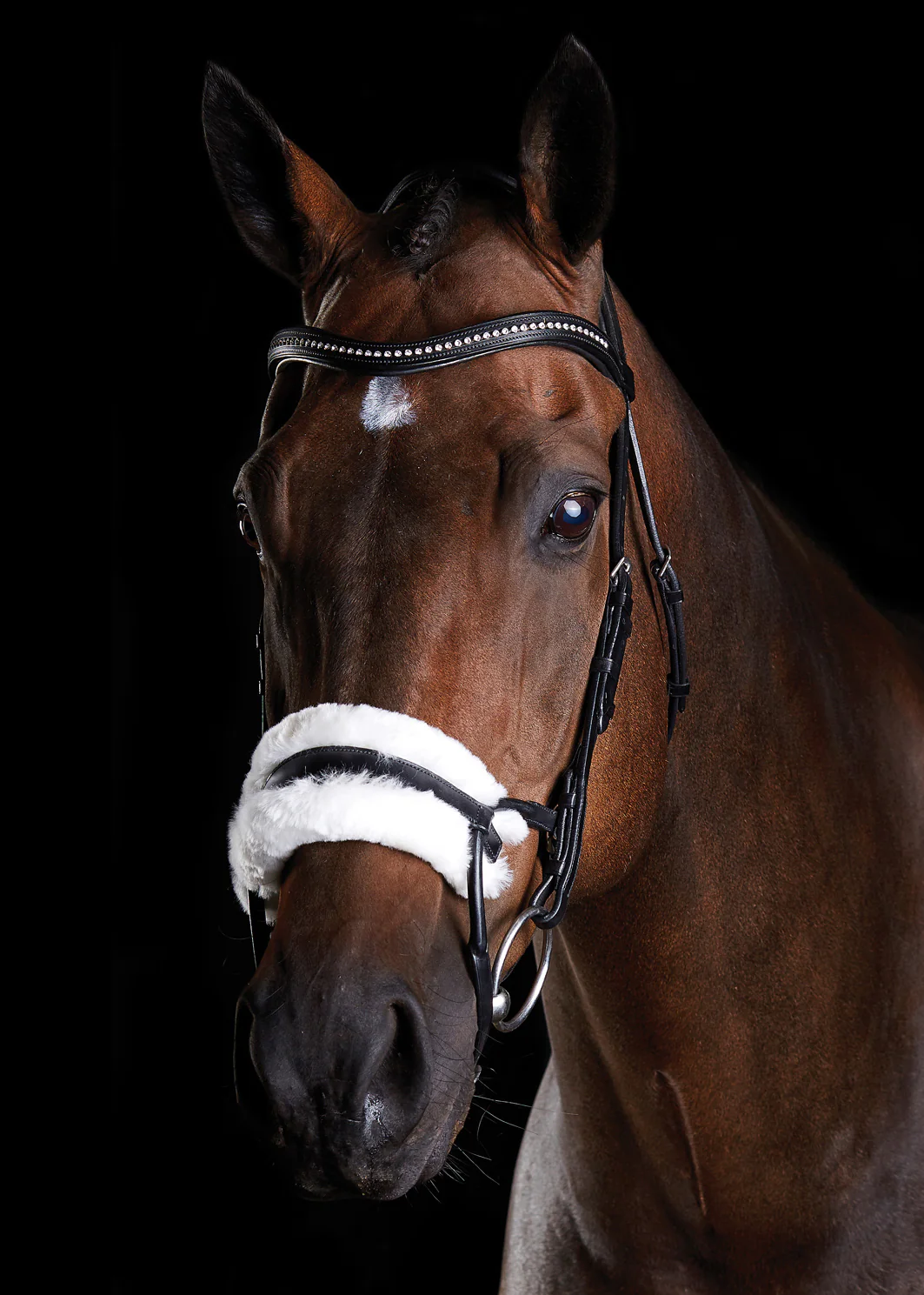 Collegiate® ComFiTec™ Sheepskin Bridle - Image 5