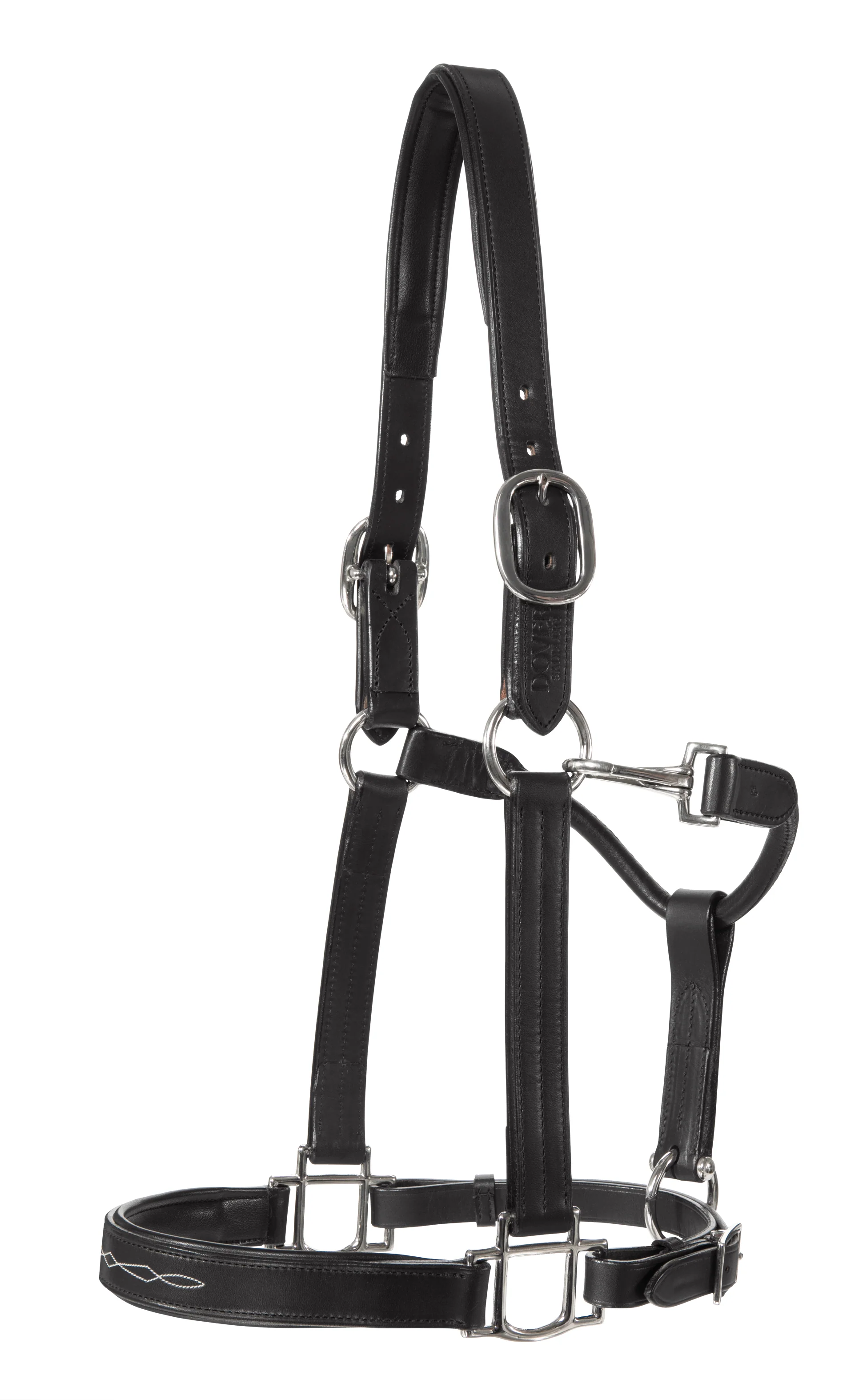 Showmark™ Classic Fancy-Stitched Leather Halter - Image 10