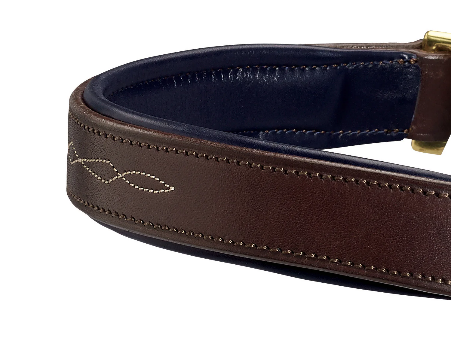 Showmark™ Classic Fancy-Stitched Leather Halter - Image 5