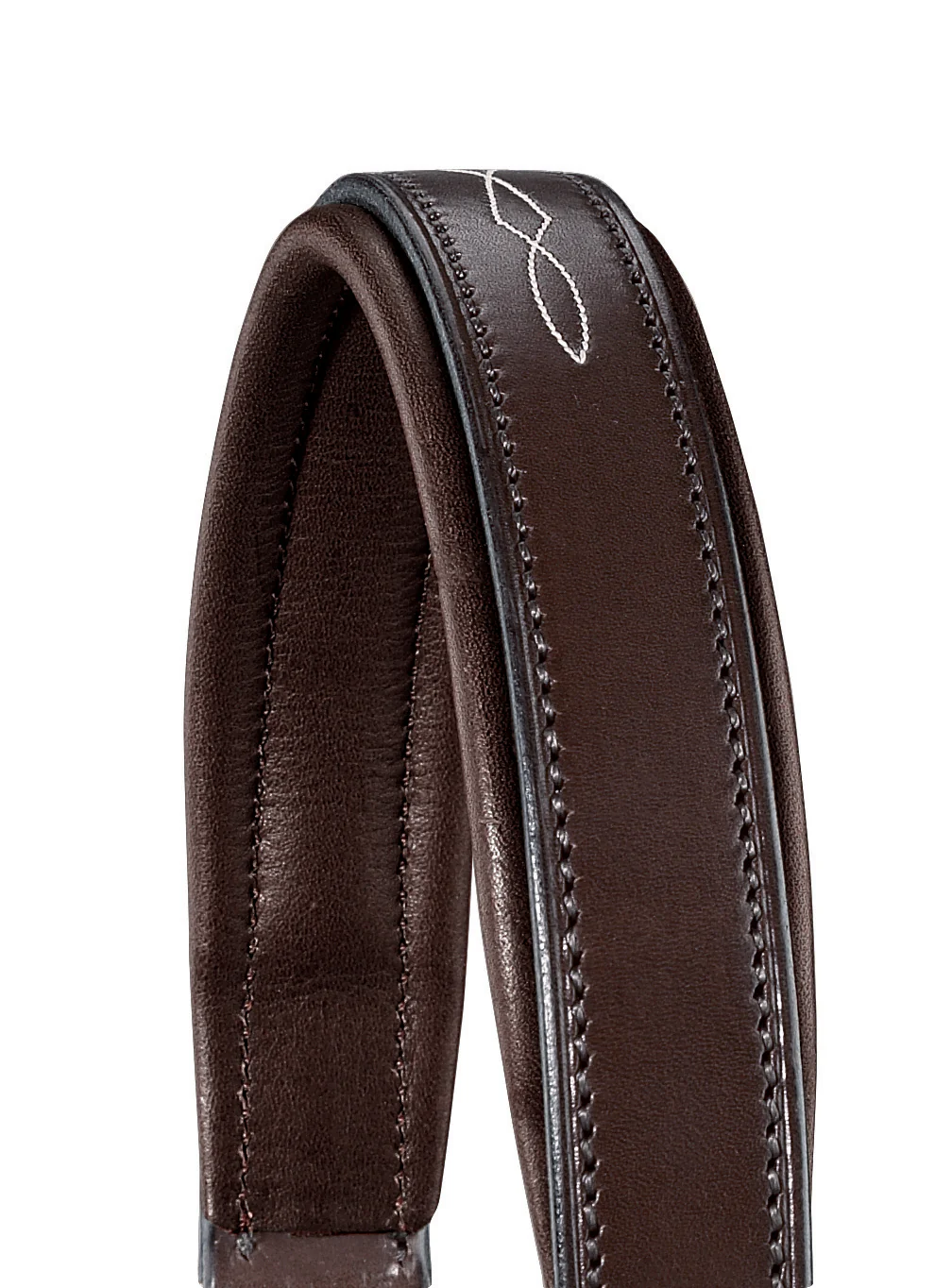 Showmark™ Classic Fancy-Stitched Leather Halter - Image 8