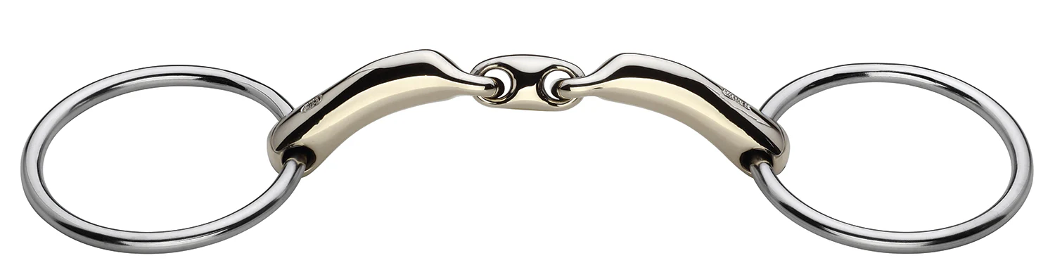 Herm Sprenger® NovoContact Double-Jointed Loose Ring Bit