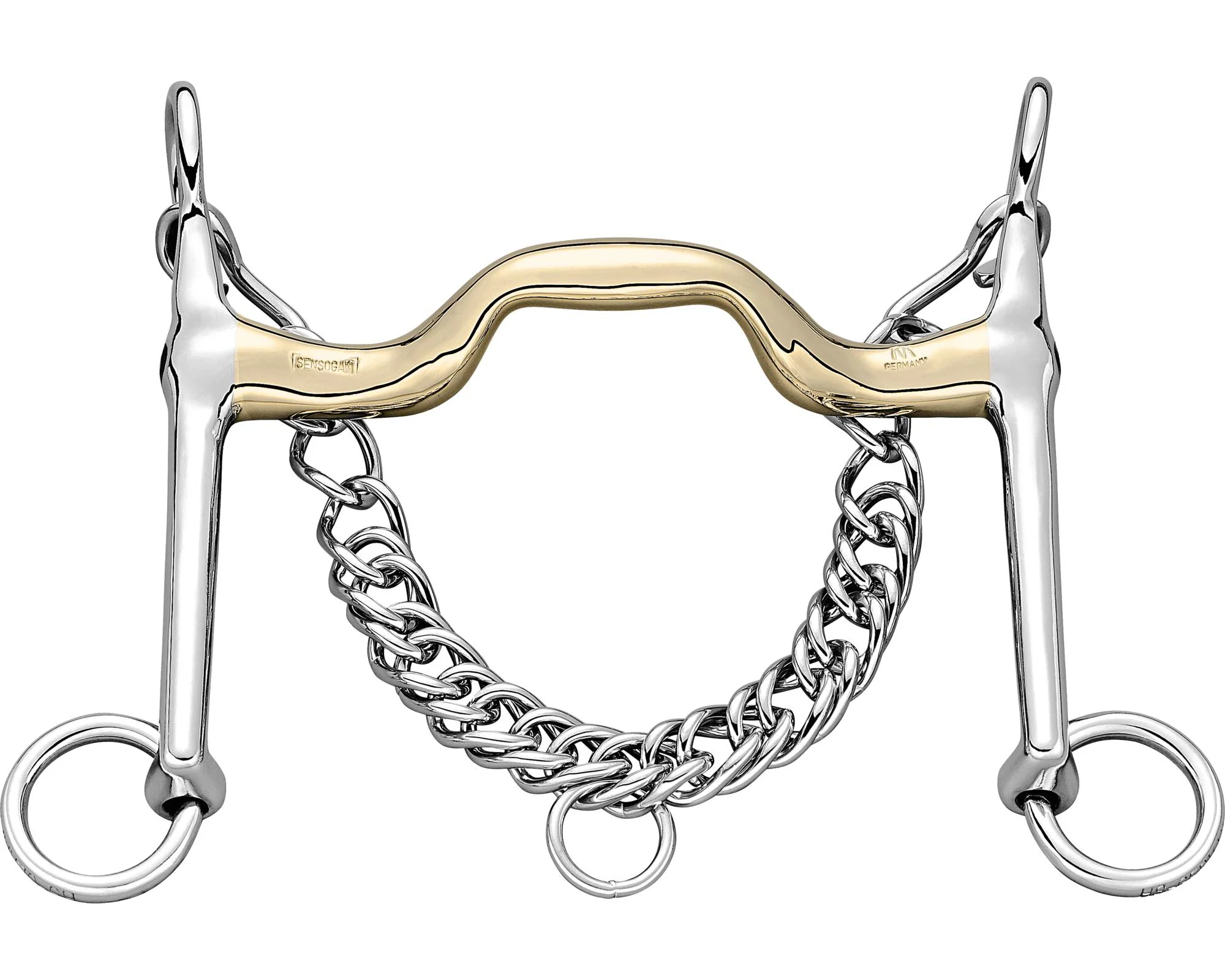 Herm Sprenger® Sensogan® KK Dressage Bit - 18 mm mouth; 13 cm shanks