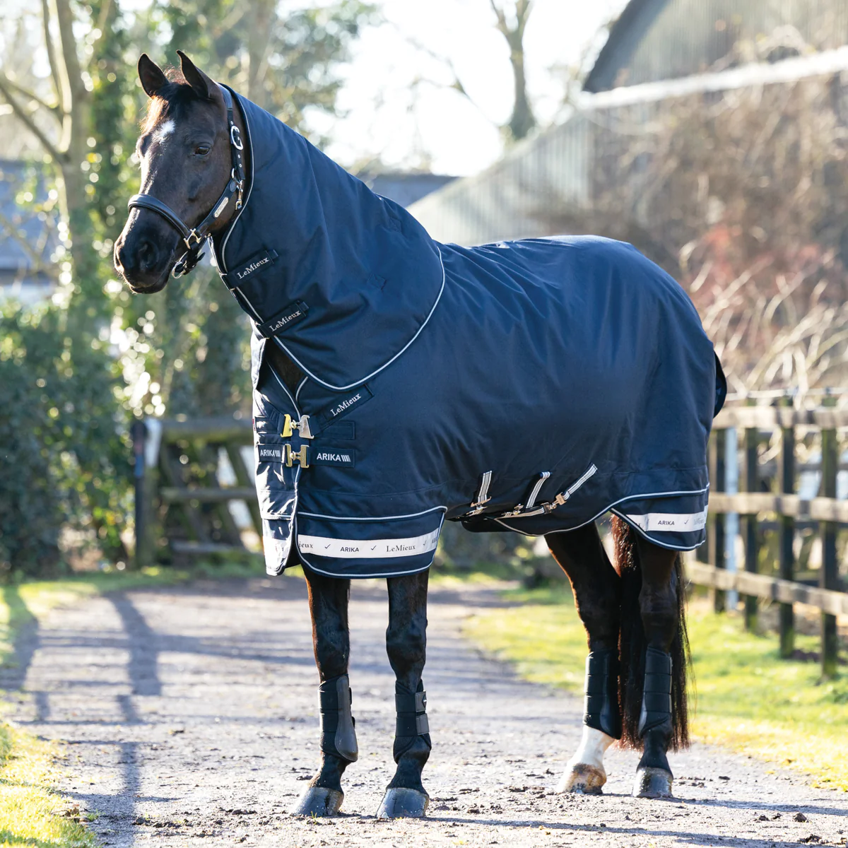 LeMieux® Arika Storm-Tek 200 Gram Turnout Blanket with Leg Straps