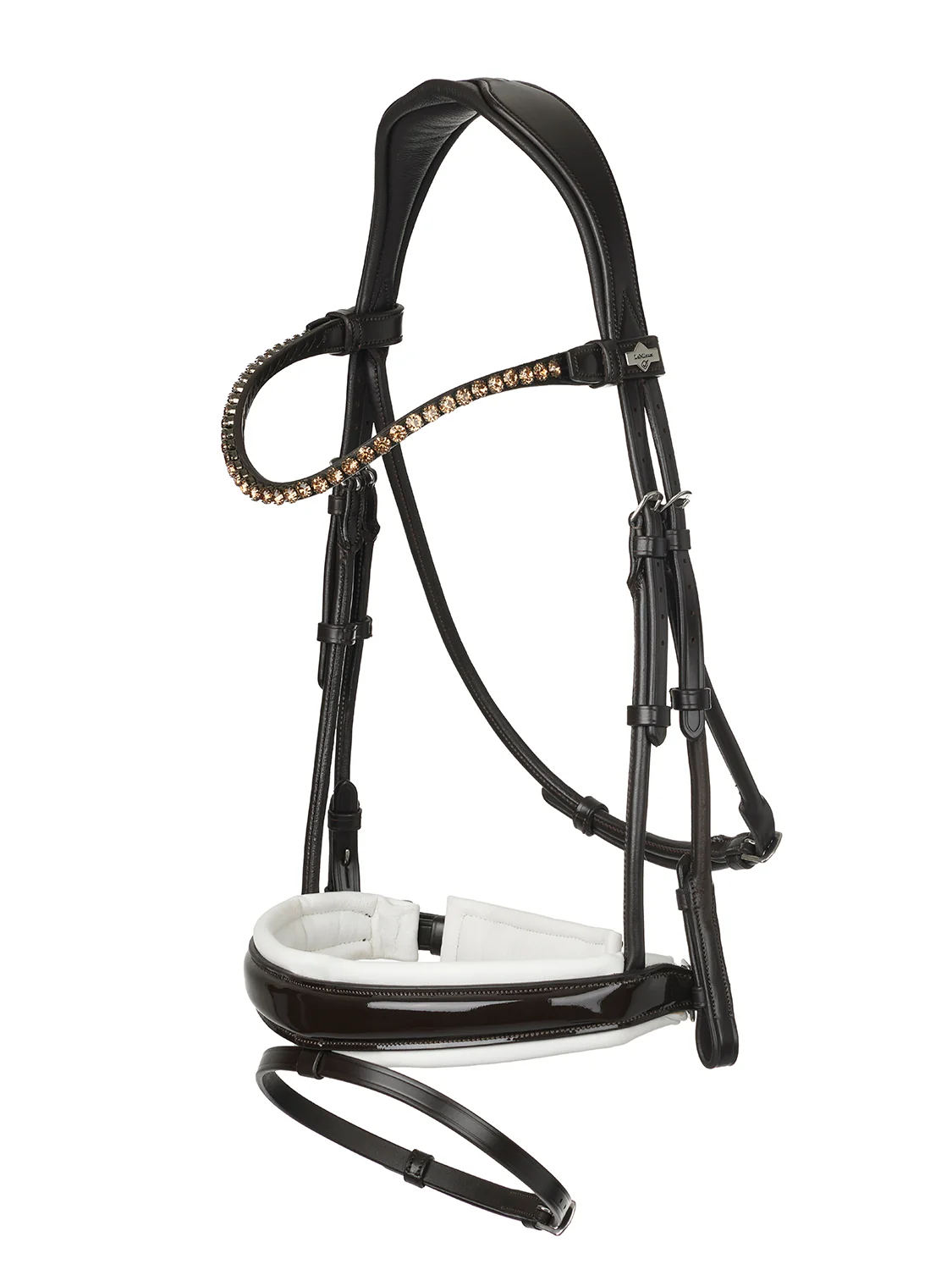 LeMieux® Kudos Patent Leather Dressage Bridle - Image 2