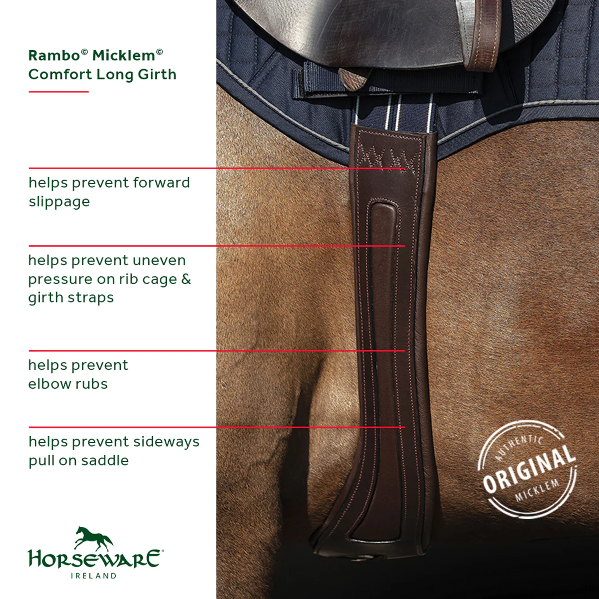 Rambo® Micklem® Long Comfort Girth - Image 6
