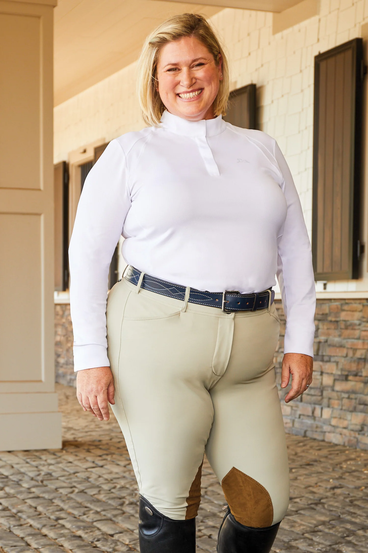 R.J. Classics Gracie Plus-Size Knee-Patch Breech - Image 6