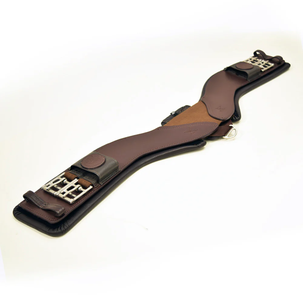Total Saddle Fit StretchTec Shoulder Relief Dressage Girth™ with Leather Liner - Image 4